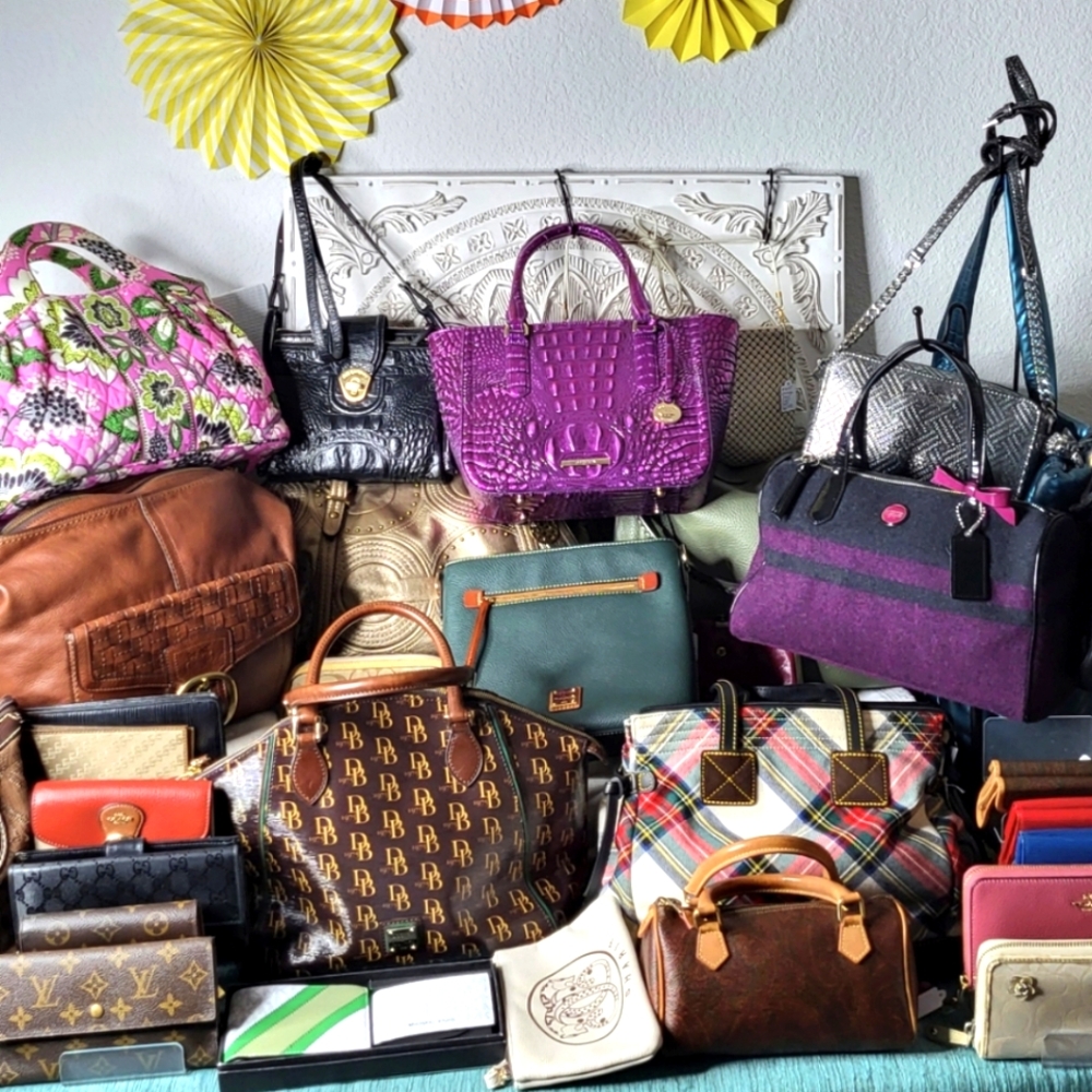 Y2k Dooney & Bourke Brown Suede Bagette-(Needs Inside Cleaning)